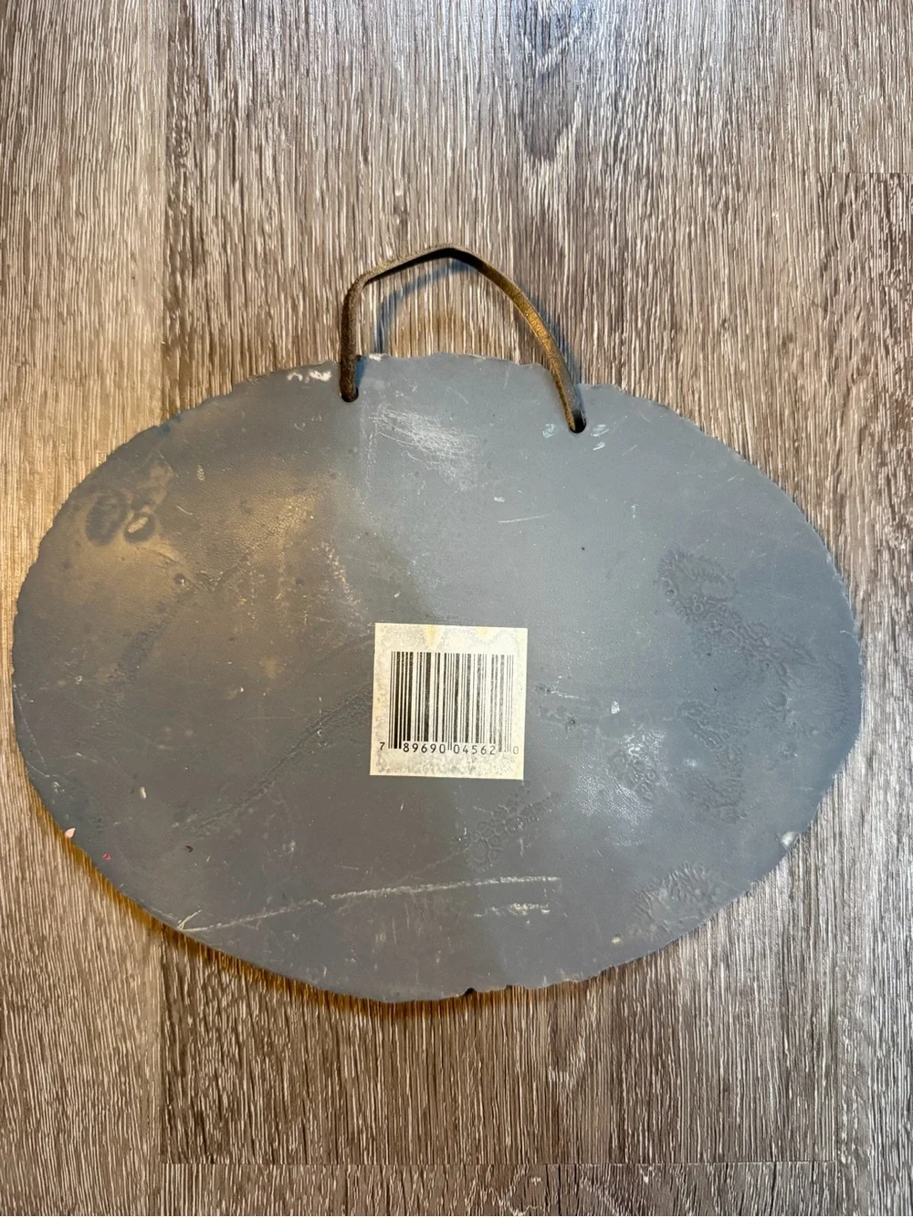 Hand-Painted Yellow Heart Floral Wall Slate